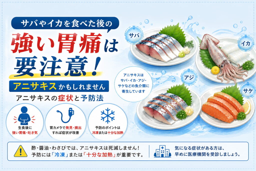 アニサキスー胃痛