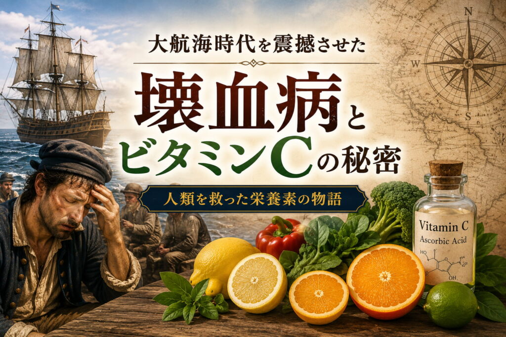 大航海時代を震撼させた「壊血病」とビタミンCの秘密