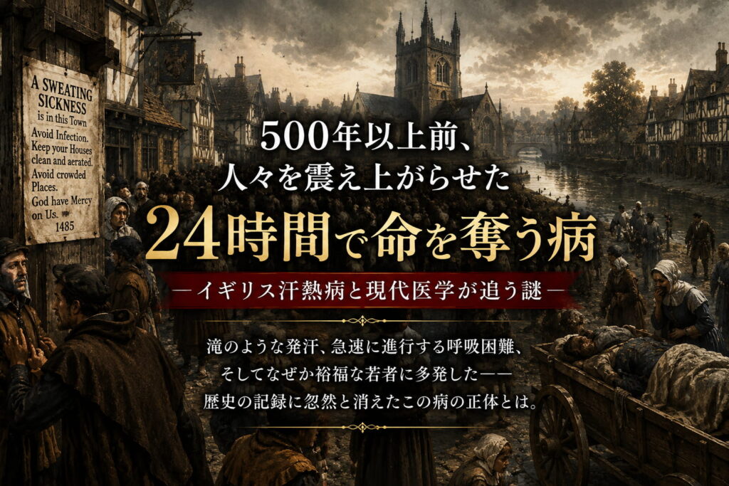 500年前の恐怖の病が襲う街