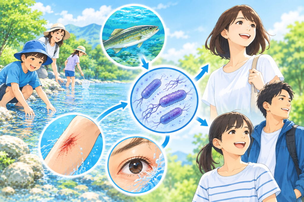 Aeromonas感染　日常に潜む感染源
